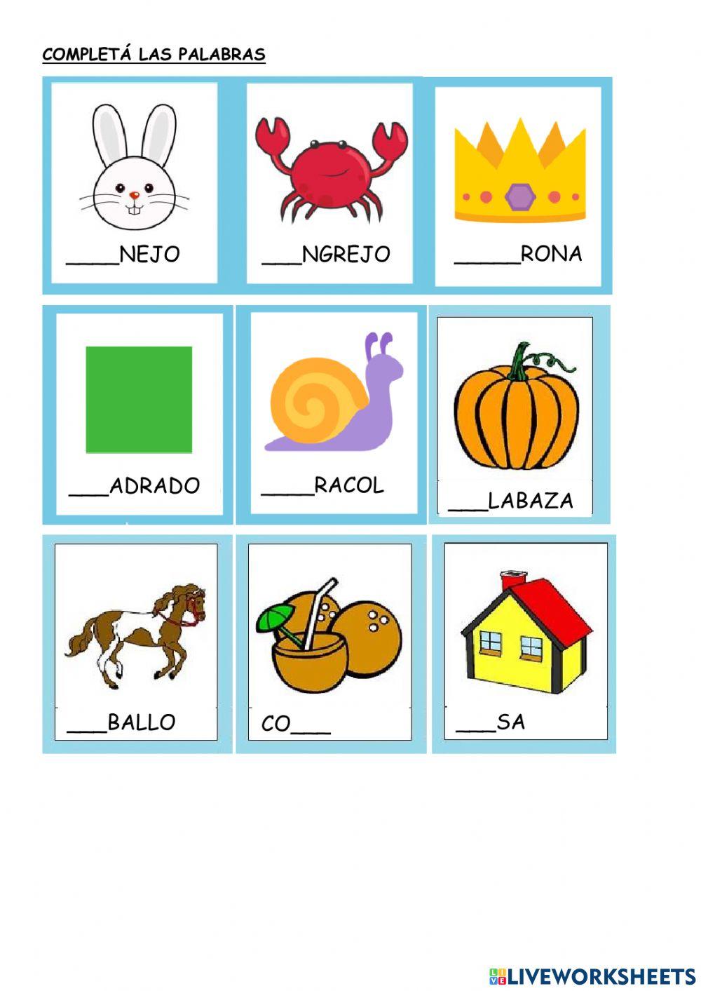 Compeltamiento de palabras