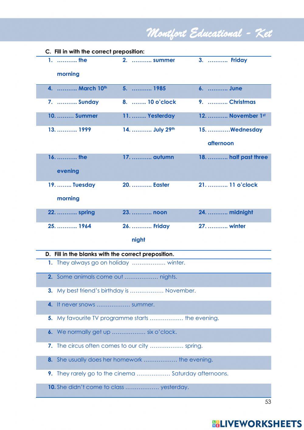 KET GRAMMAR UNIT 5.2