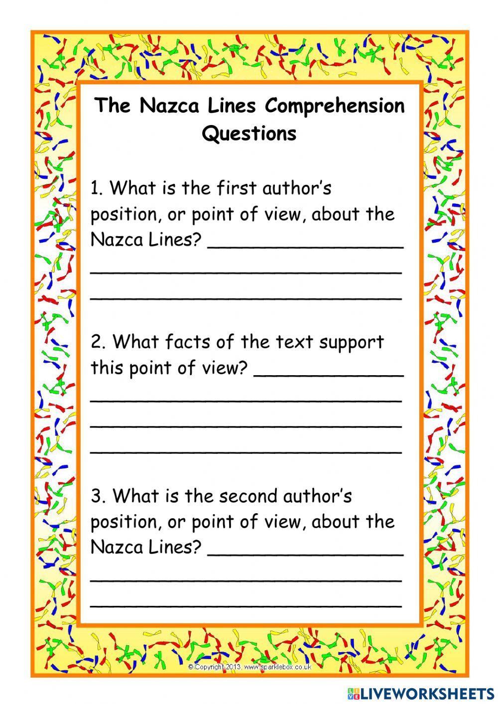 Nazca Lines Reading Questions