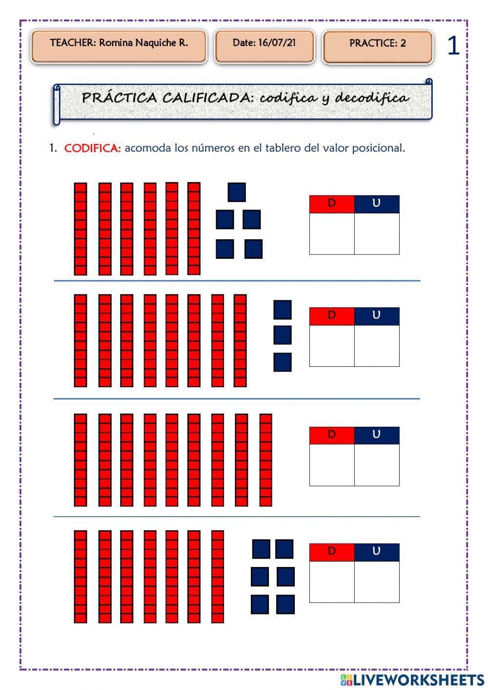 Codifica y decodificacion