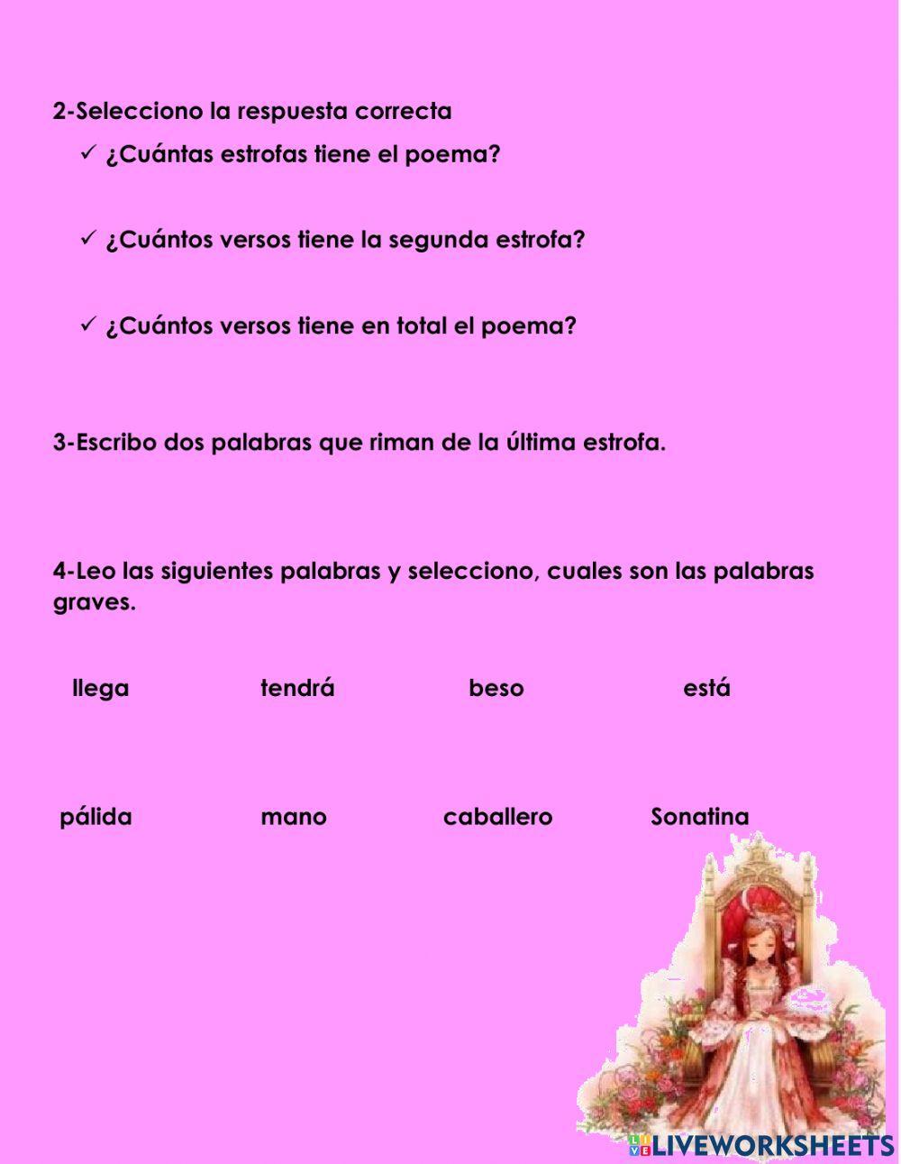 Estructura del poema