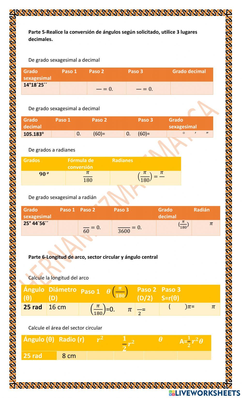 Unidad 1-Los ángulos y sus medidas