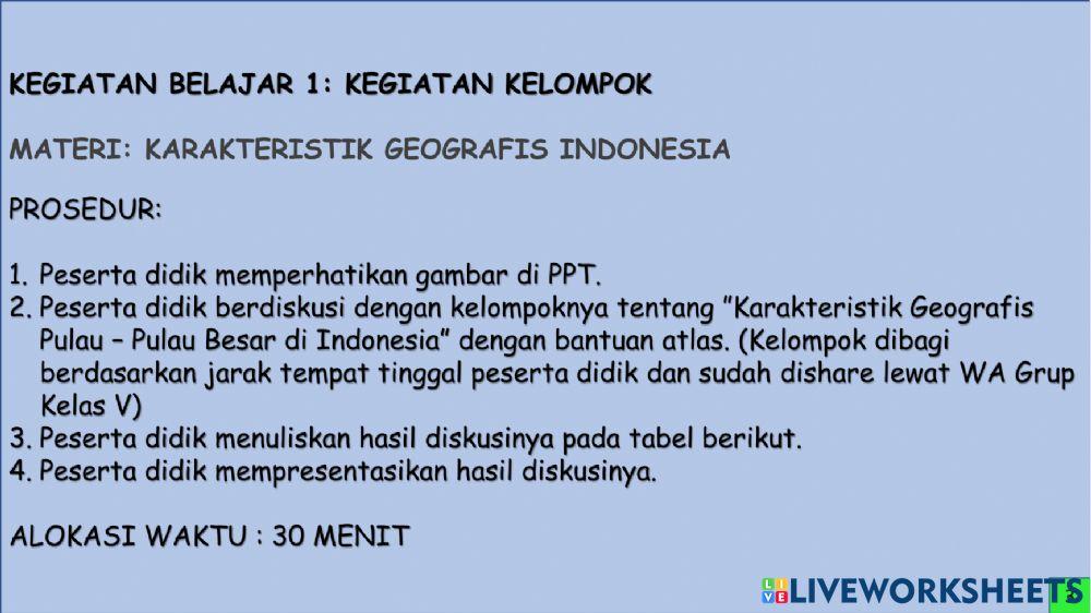 Lkpd kelas 5 tema 1 subtema 1 pembelajaran 4
