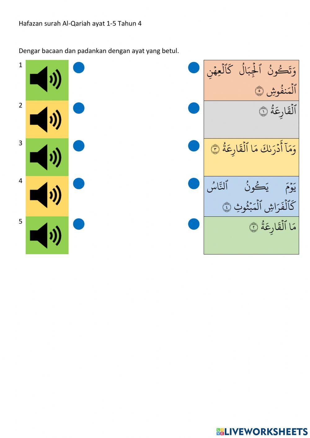 Surah Al-Qariah ayat 1-5