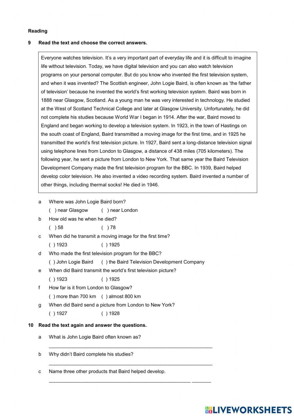 1st partial test 8-10