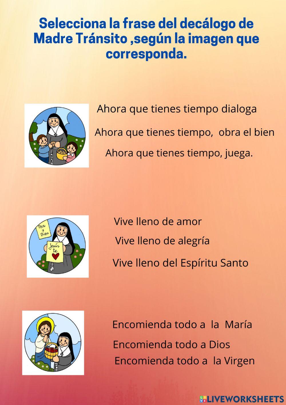 Decálogo de Madre Tránsito