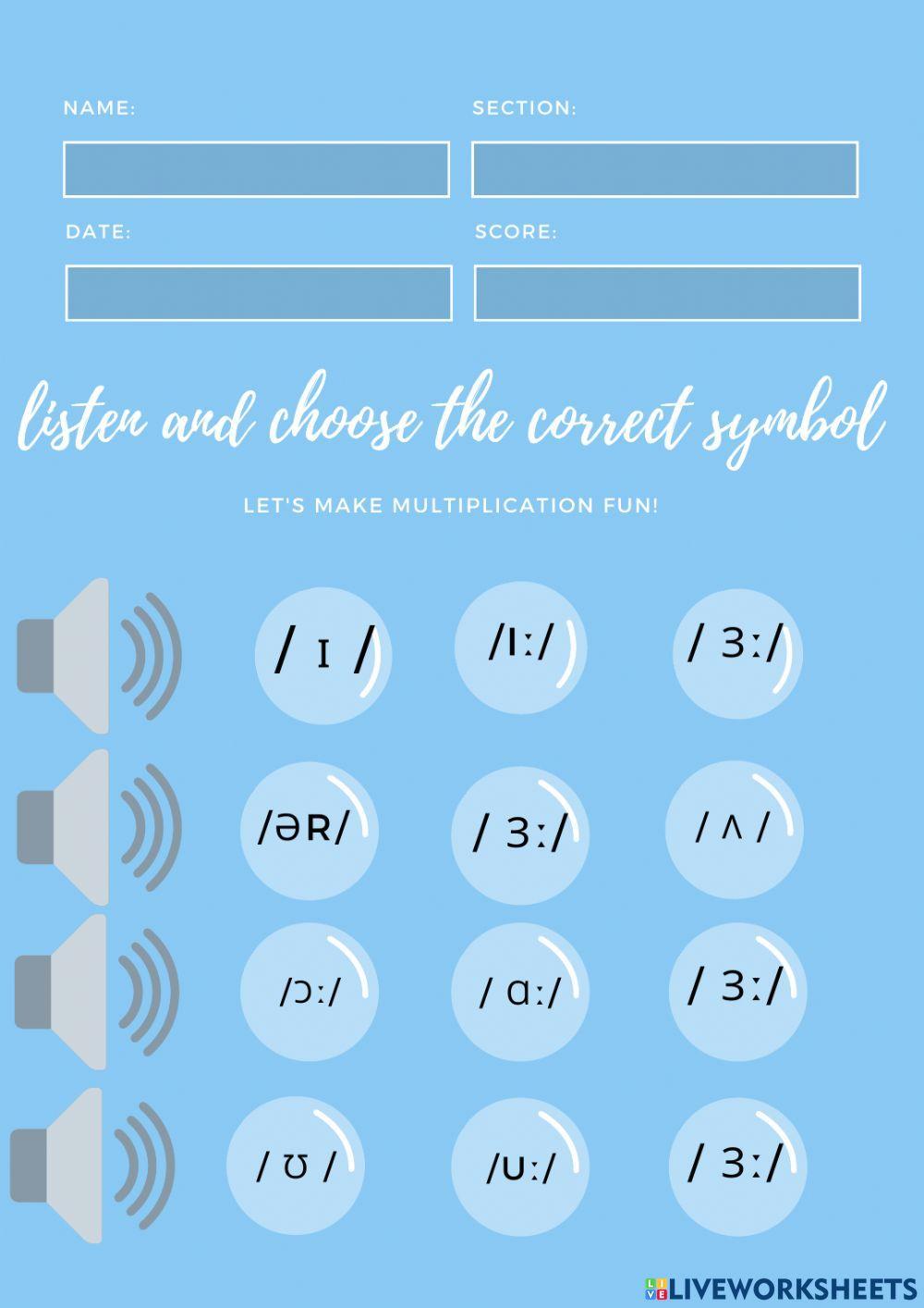 Short and long vowels