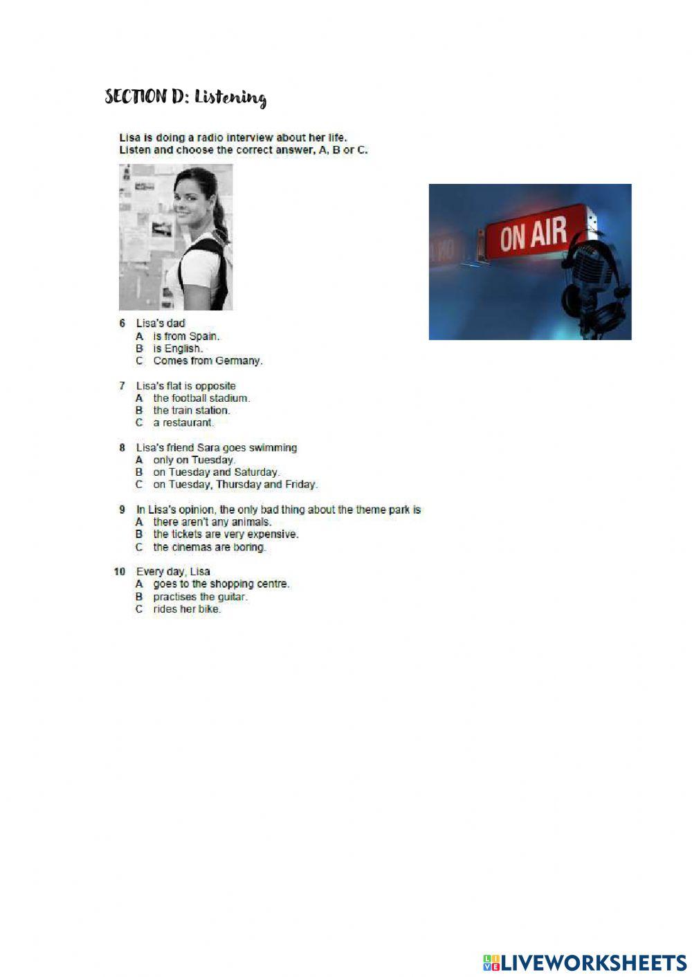 Beyond A2 - MidTerm Exam