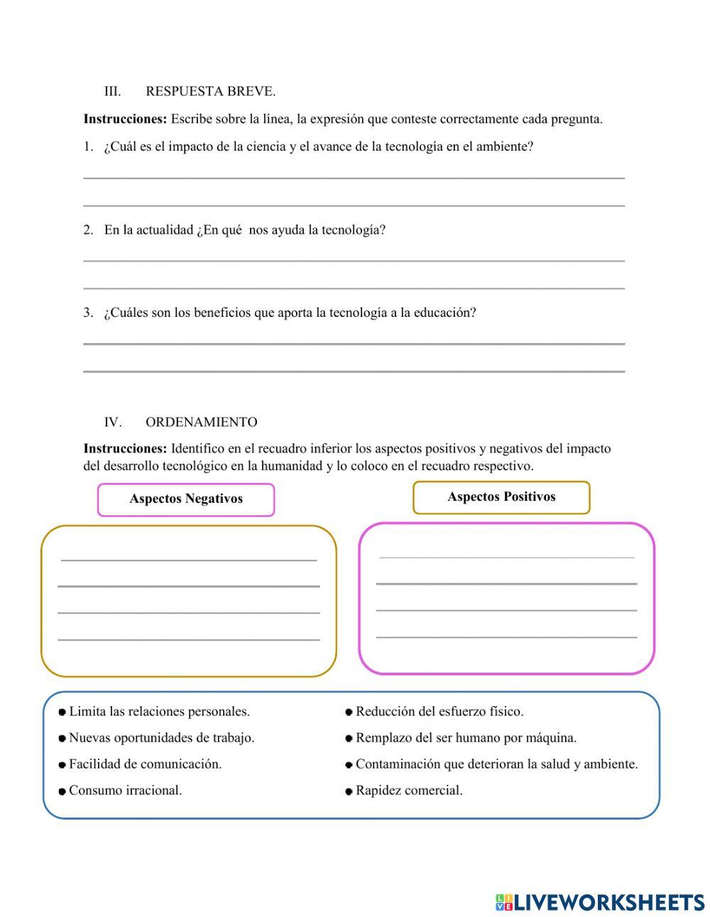 Influencia de la ciencia y tecnología en el siglo XXI.