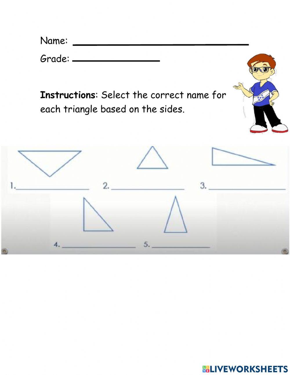 Classification of Triangles