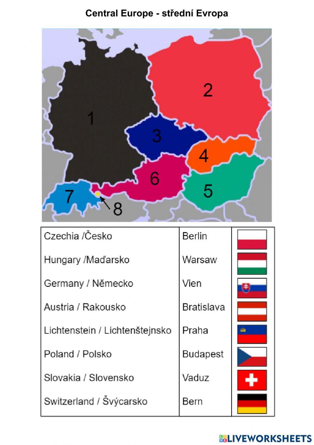 Central Europe - Střední Evropa