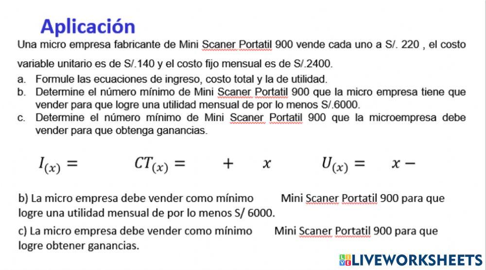 Inecuaciones Empresariales 4