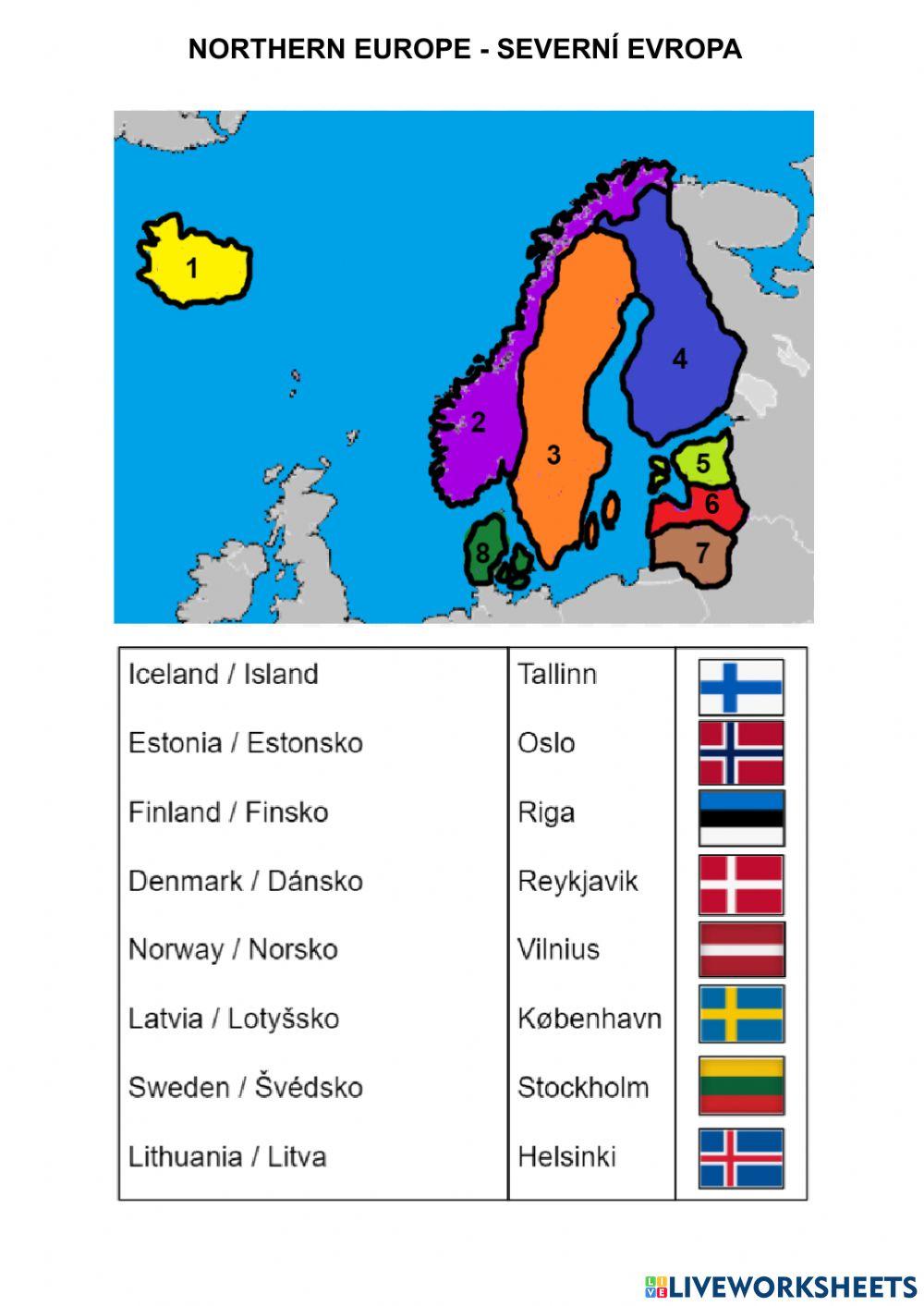 Northern Europe - Severní Evropa