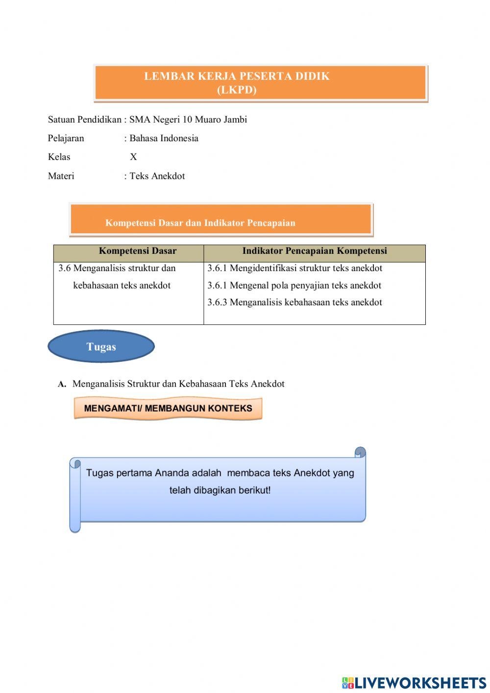 Lkpd teks anekdot