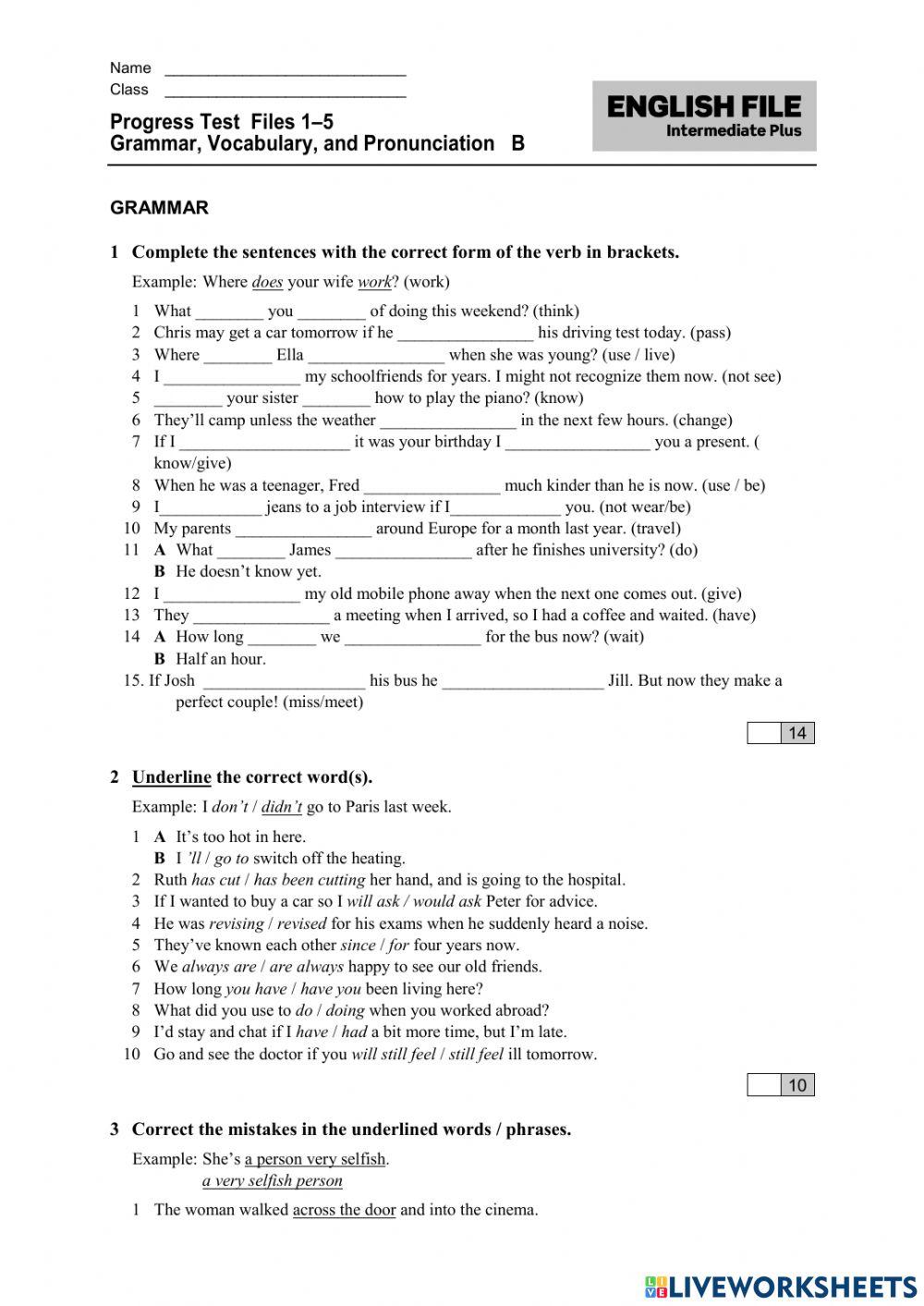 Billennium  yearly test