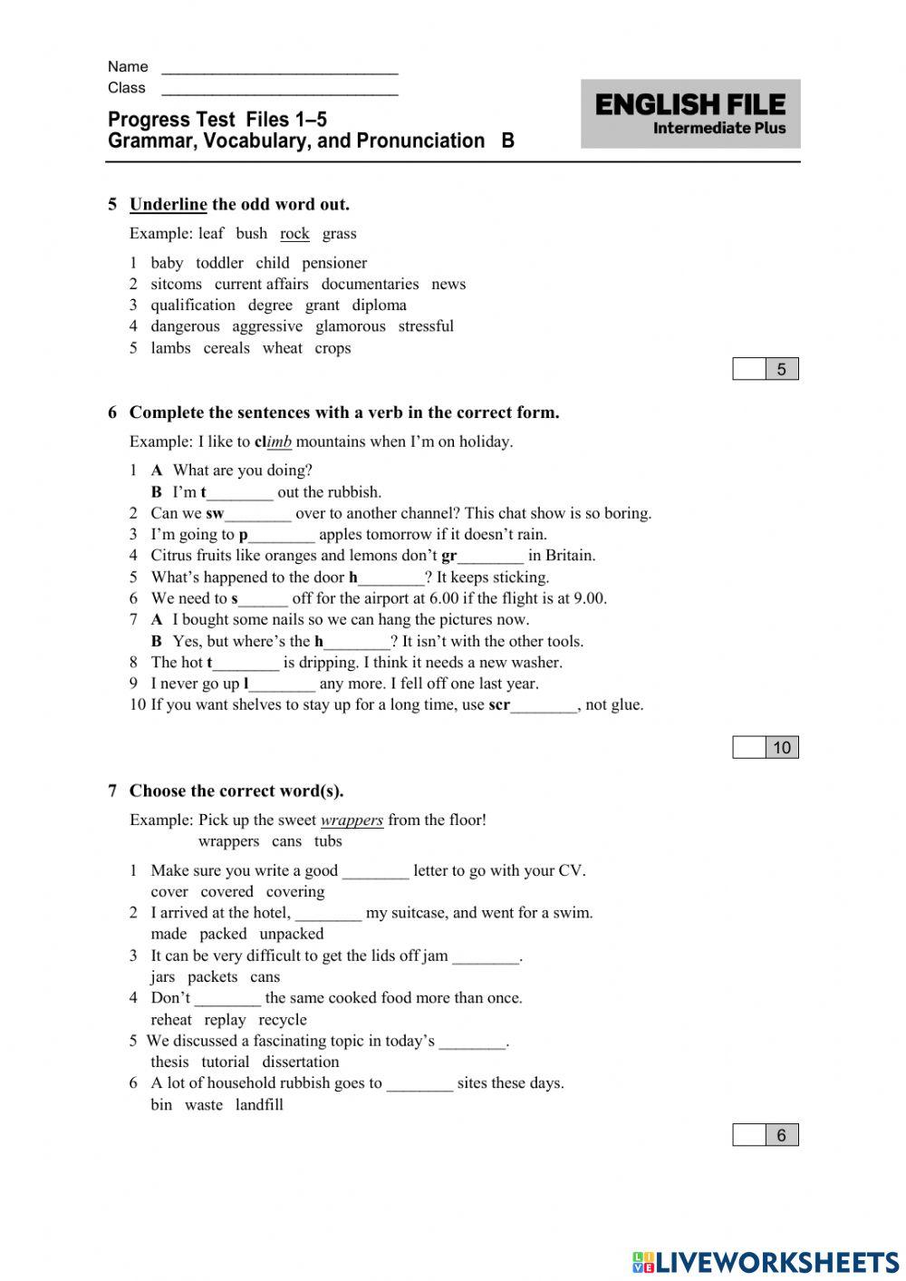 Billennium  yearly test