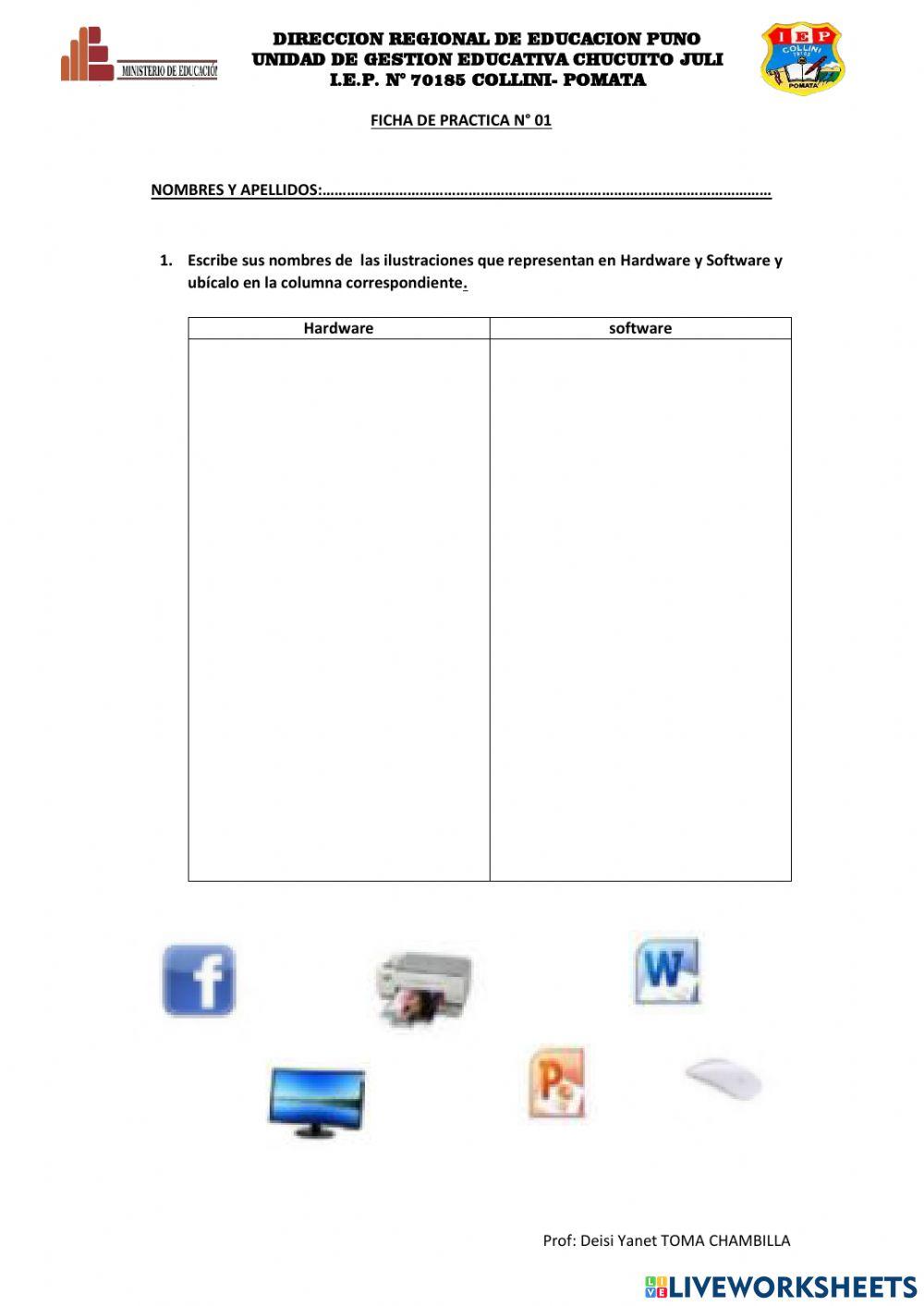 Ficha de practica N° 01