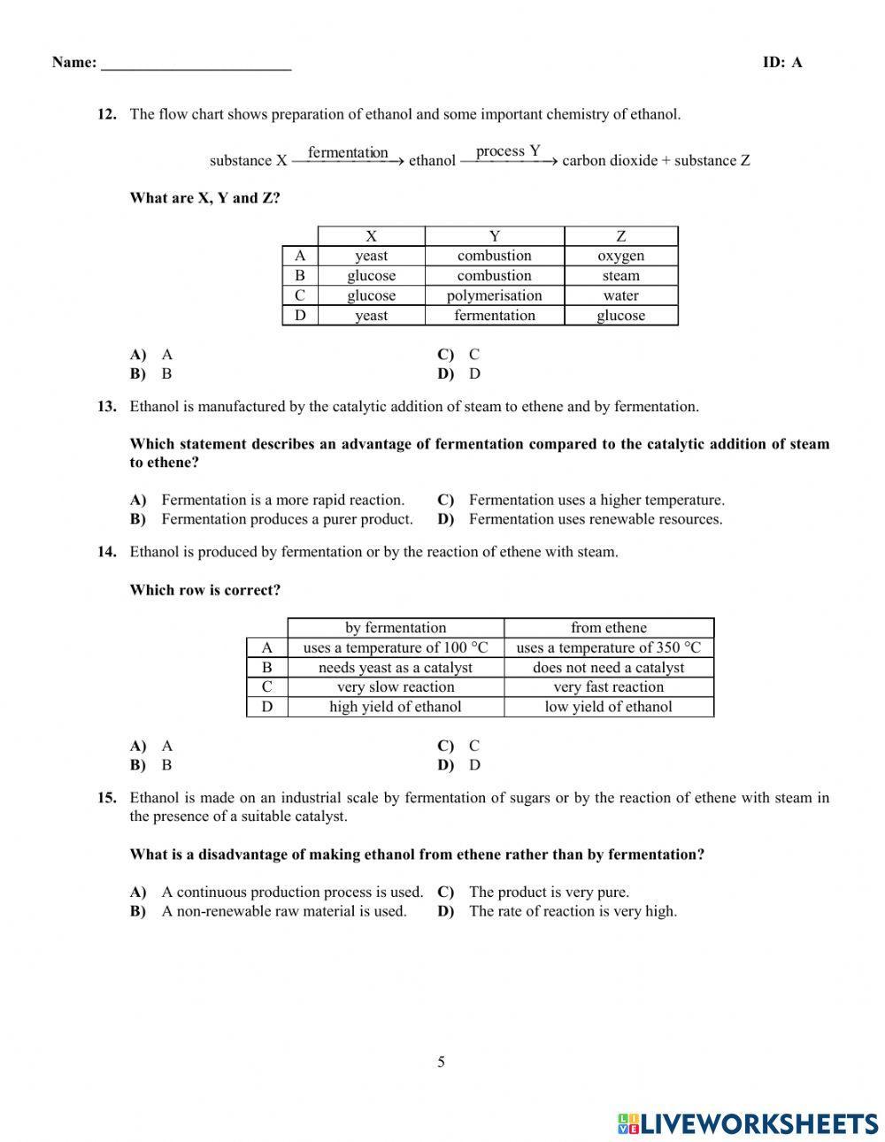 EASE 4 Grade 10 (Make Up Exam)