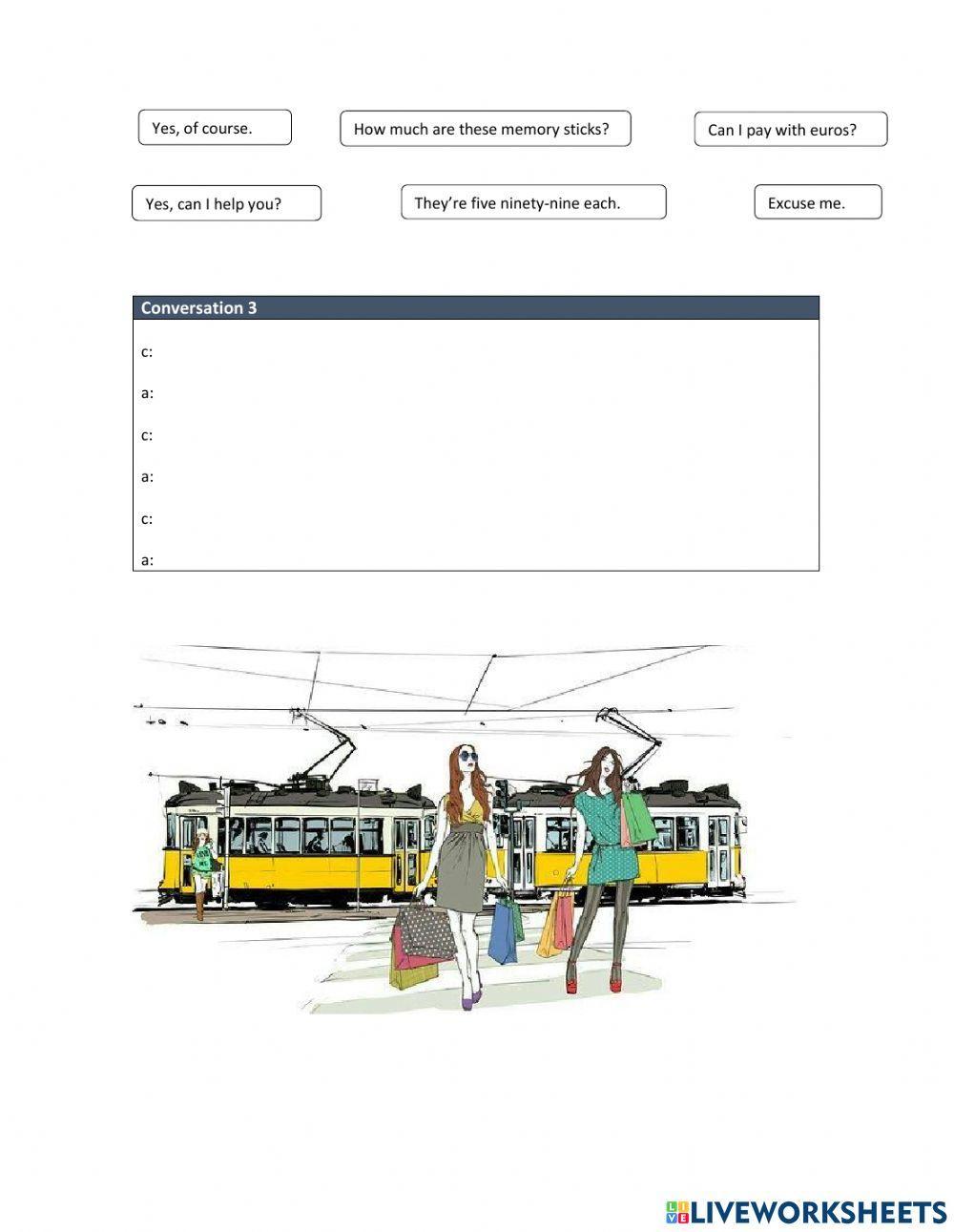 Shopping Conversation