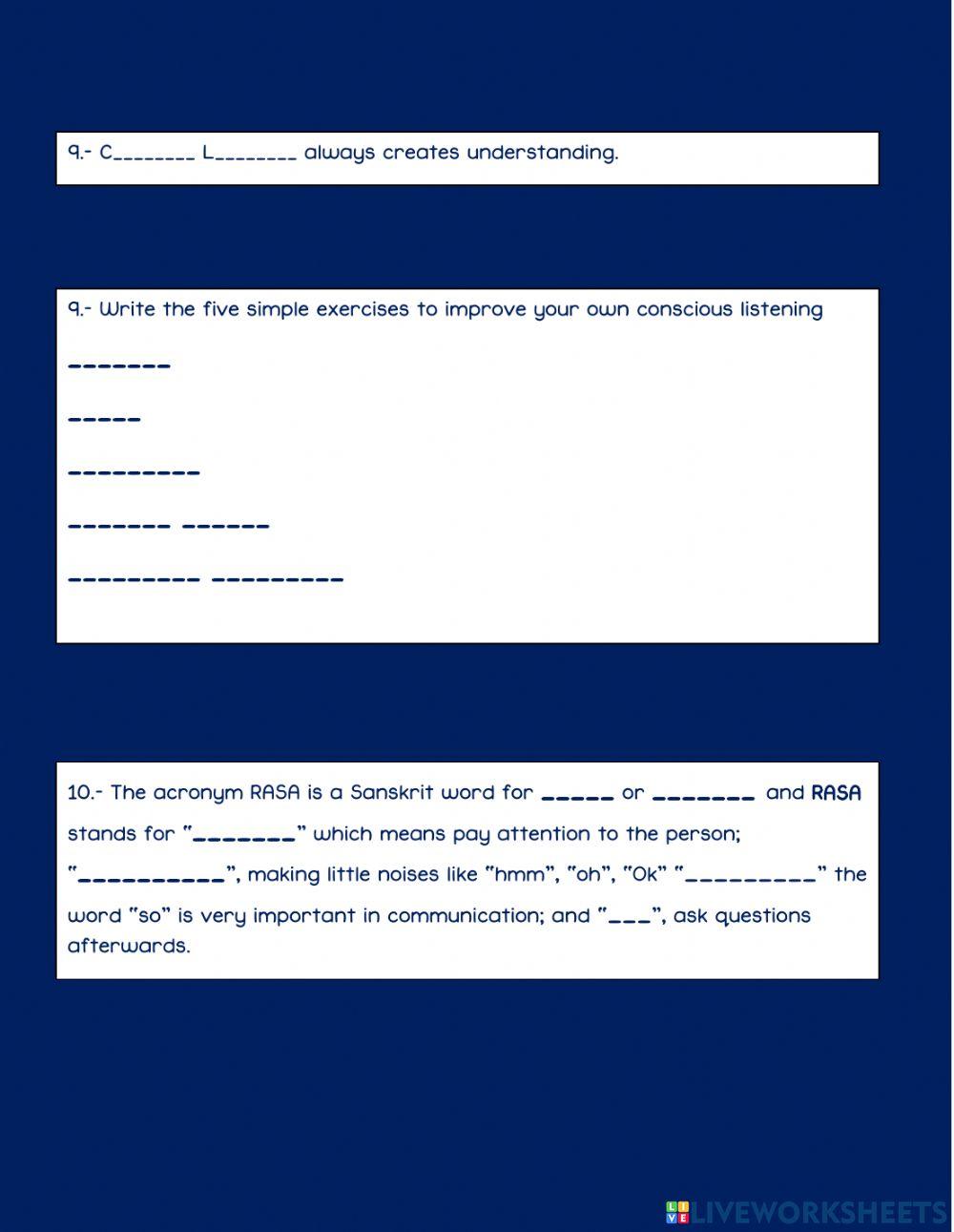 Tips for getting ready to listen Part 2