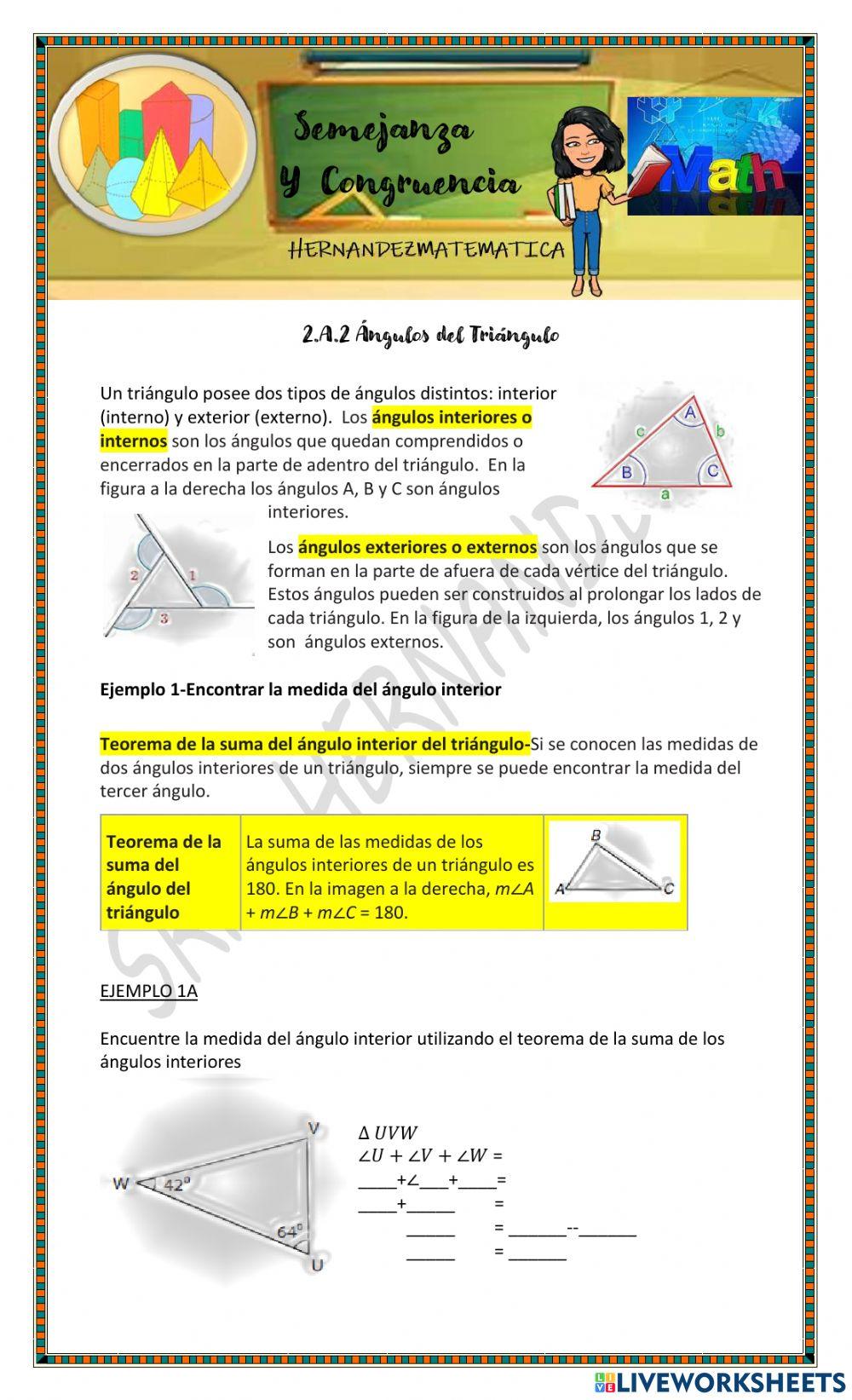 2.A.2 Ángulos del Triángulo