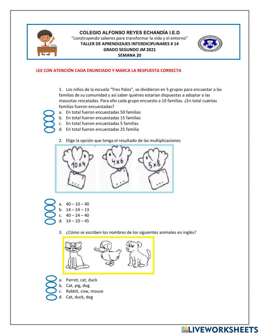 Evaluación taller - 14