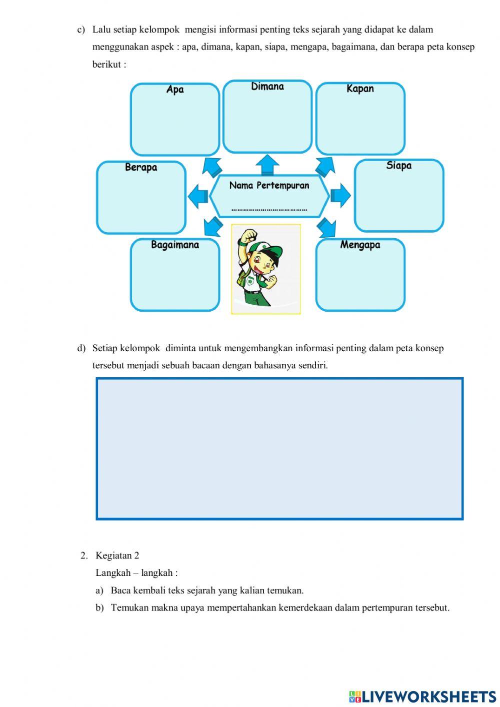 LKPD Tema 2 Subtema 2 Pembelajaran 1