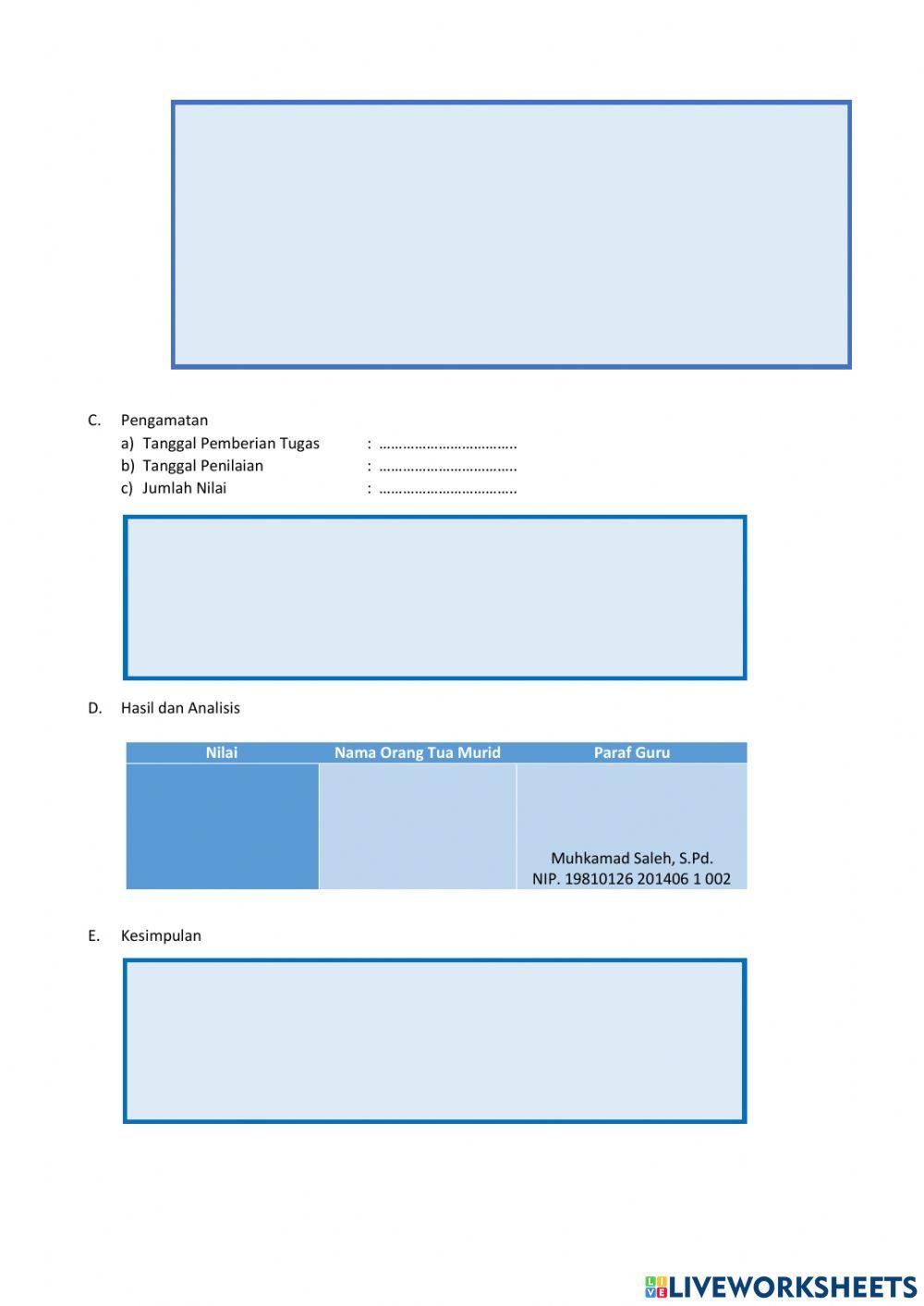 LKPD Tema 2 Subtema 2 Pembelajaran 1