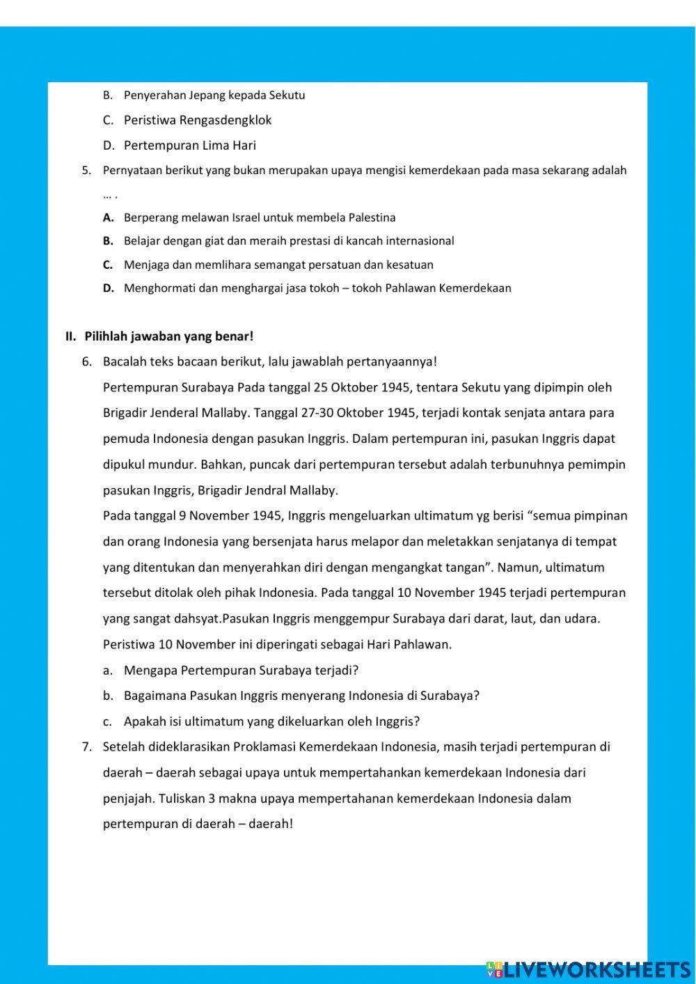 Materi Ajar Tema 2 Subtema 2 Pembelajaran 1