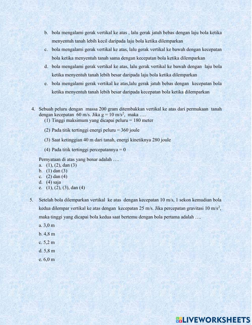 Penilaian kog gerak vertikal