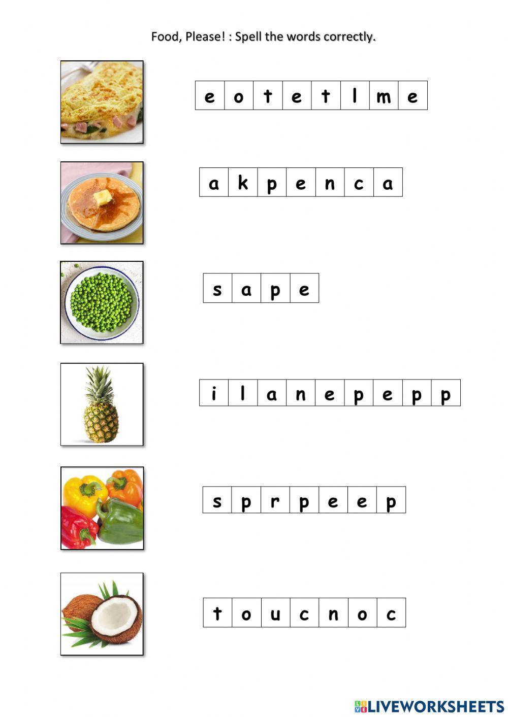English Year 3: Food,please!