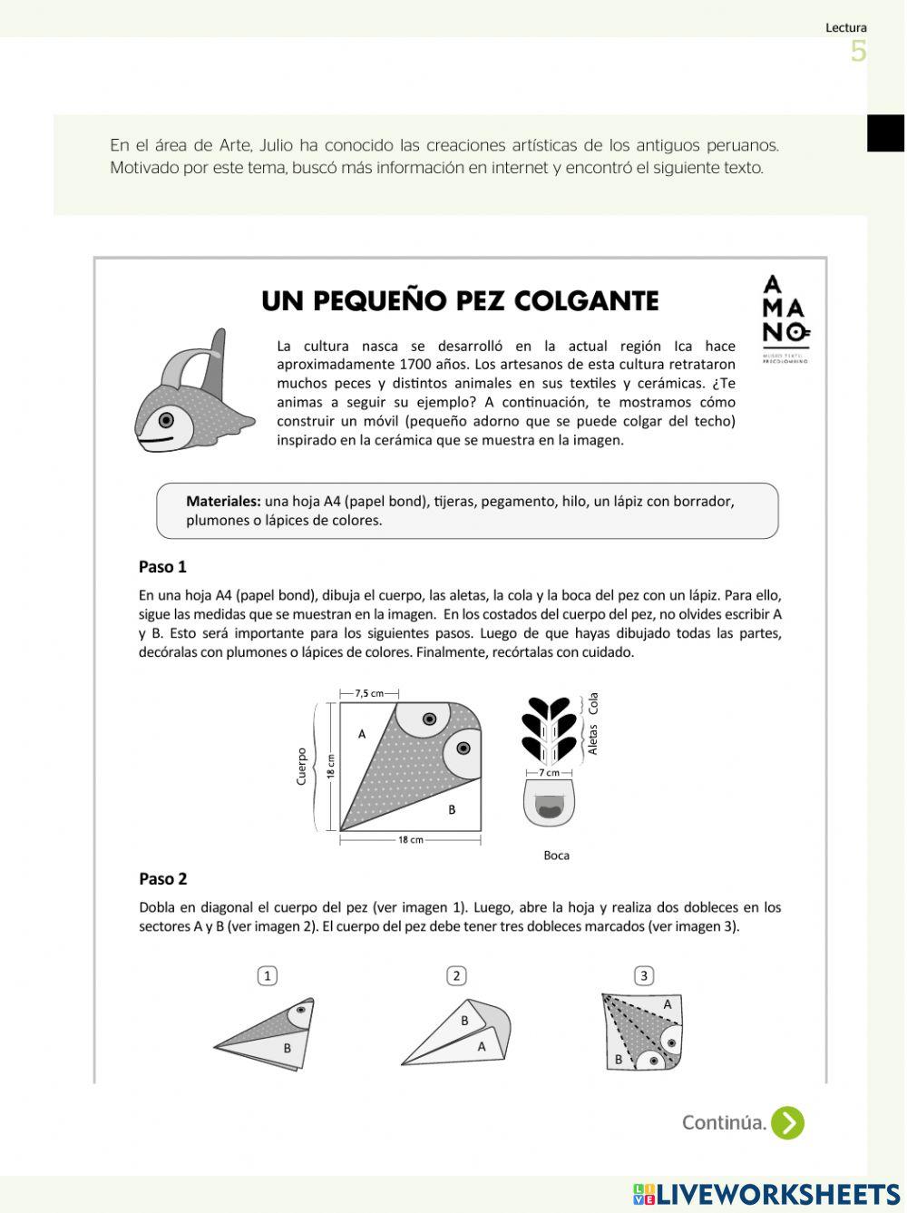 Evaluación diagnóstica de lectura