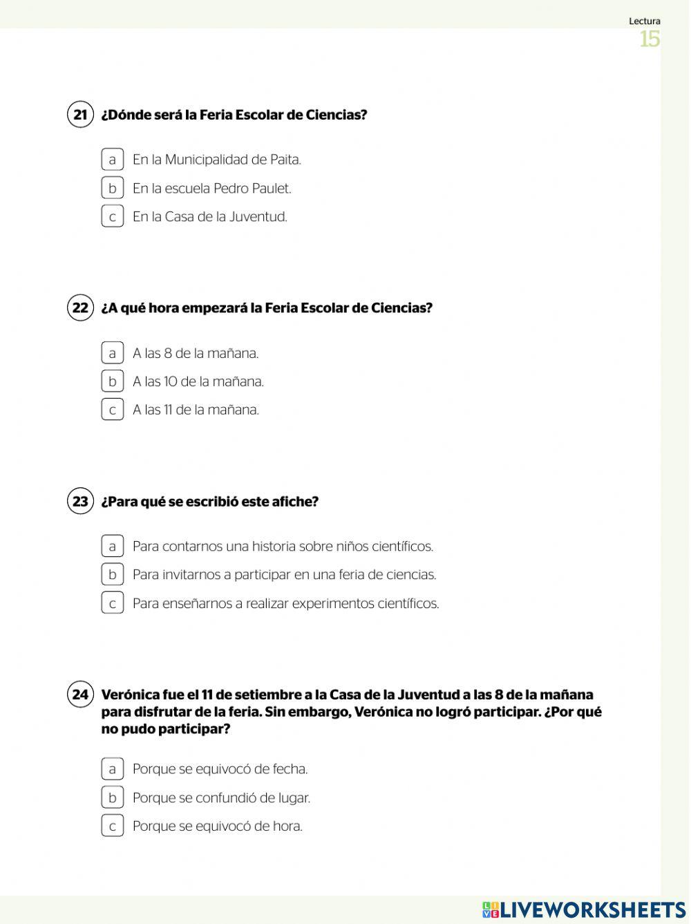 Examen de Comunicación - Parte 2