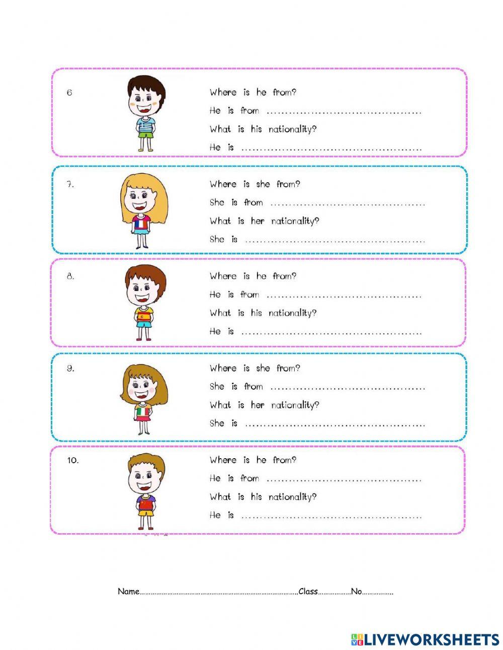 Where are they from?