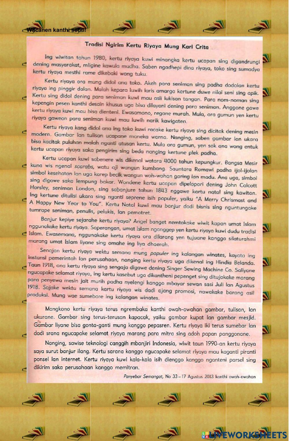 LKPD Bahasa Jawa Bab 1 Minggu 1