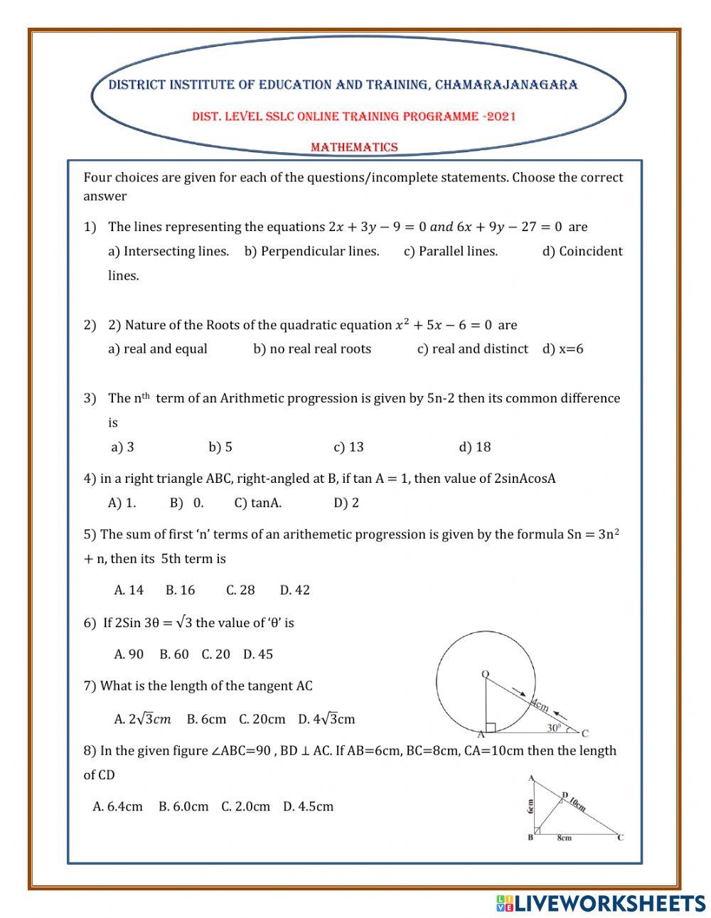 Model 1177428 | Shailendra Kumar | Live Worksheets