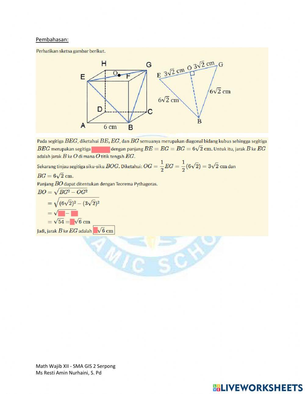 Jaraj titik ke garis