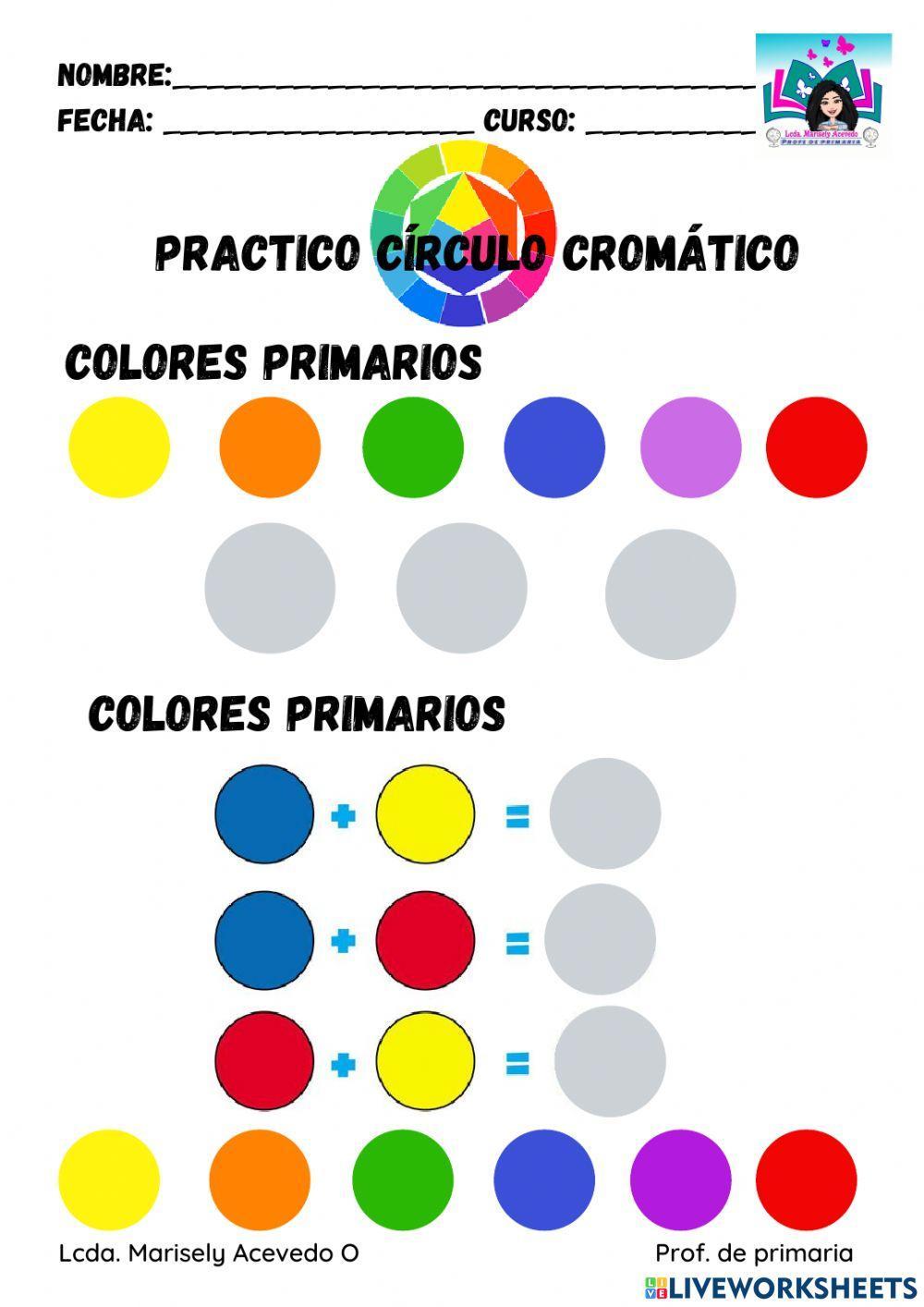 El circulo cromatico interactive worksheet
