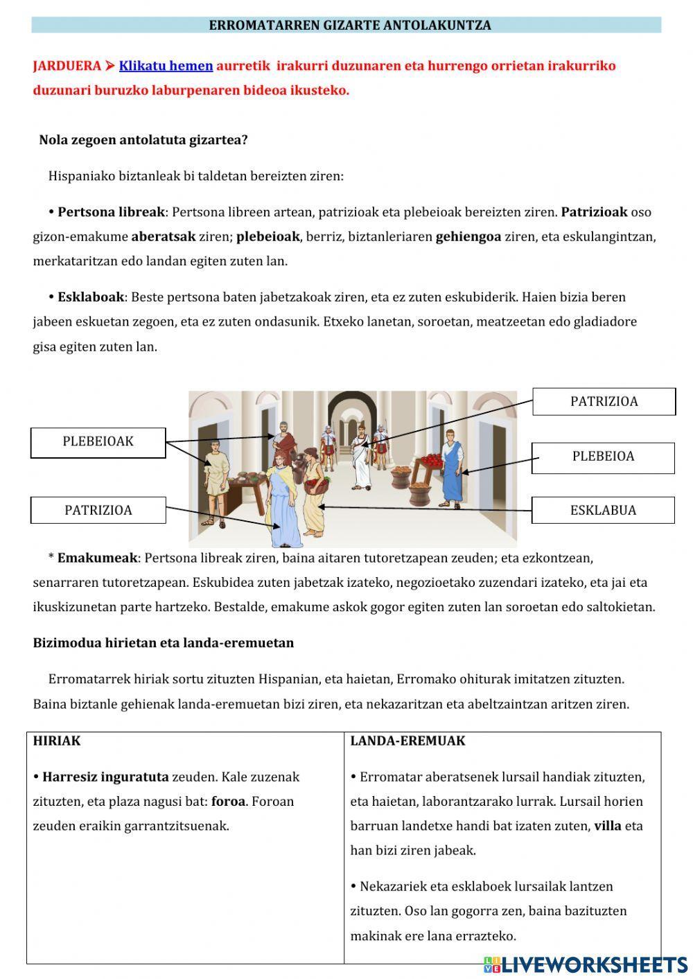 Erromatarren gizarte antolakuntza