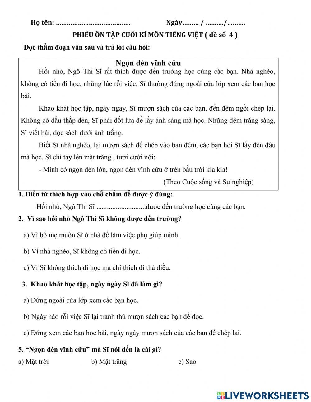 Ngọn đèn vĩnh cửu