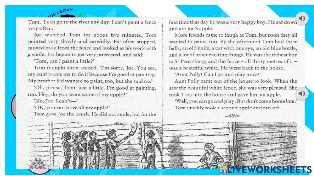 Tom Sawyer Chapter 1