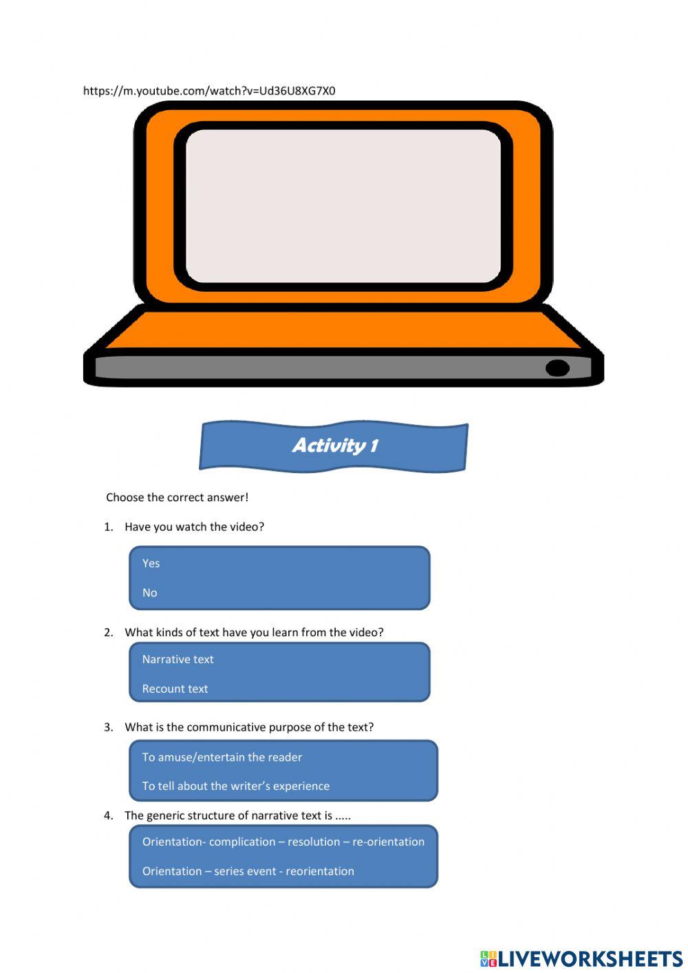 Narrative text SMA x