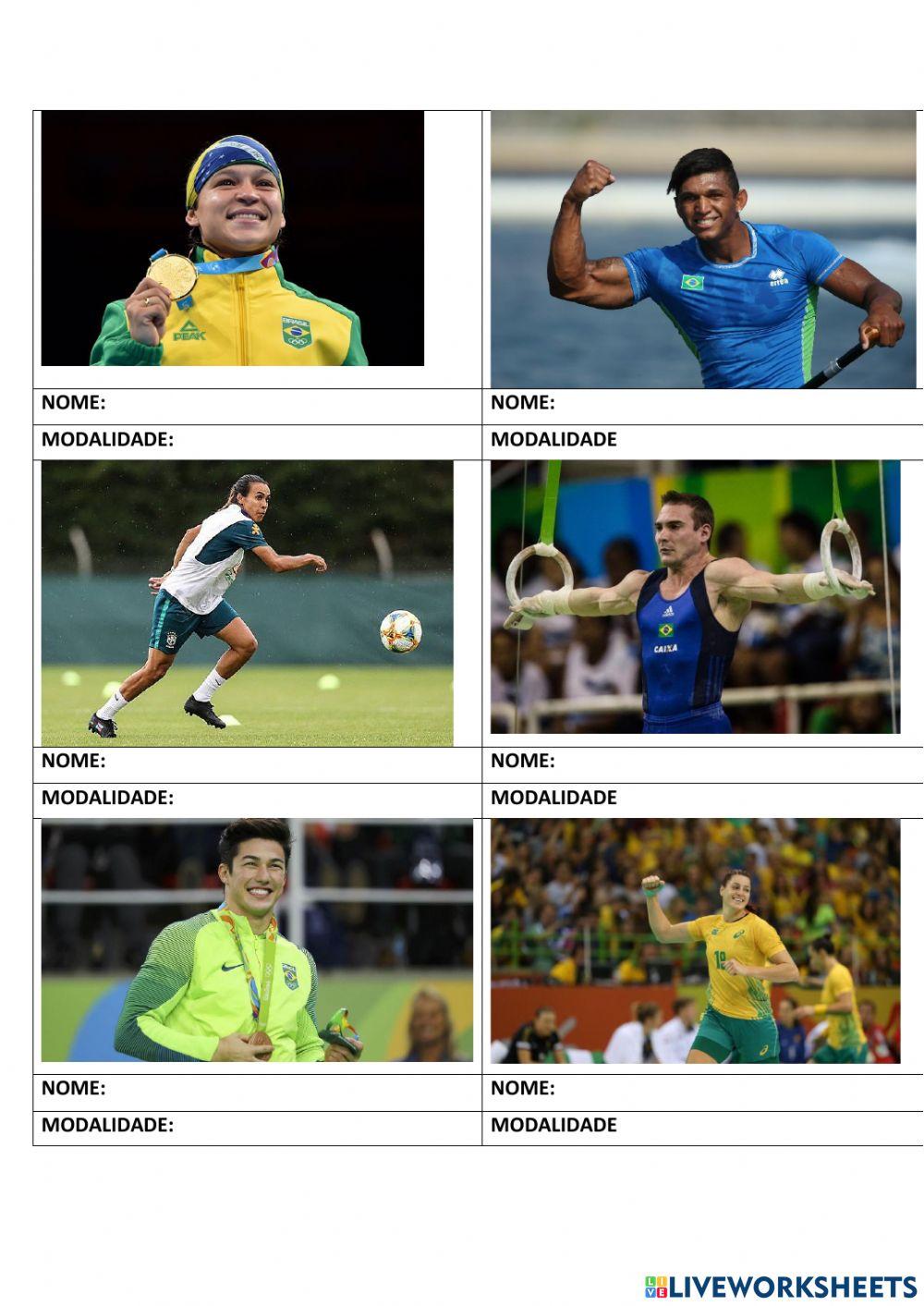 LISTA ATLETAS OLIMPIADAS 