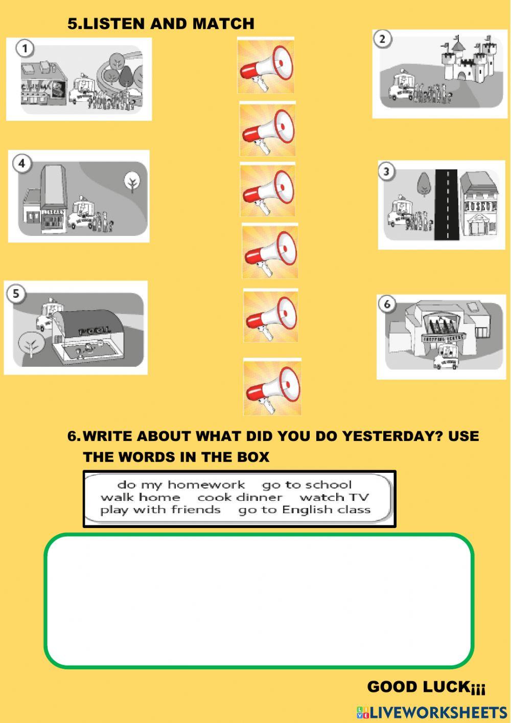 ENGLISH EVALUATION SEXTO GRADO- II BIMESTER