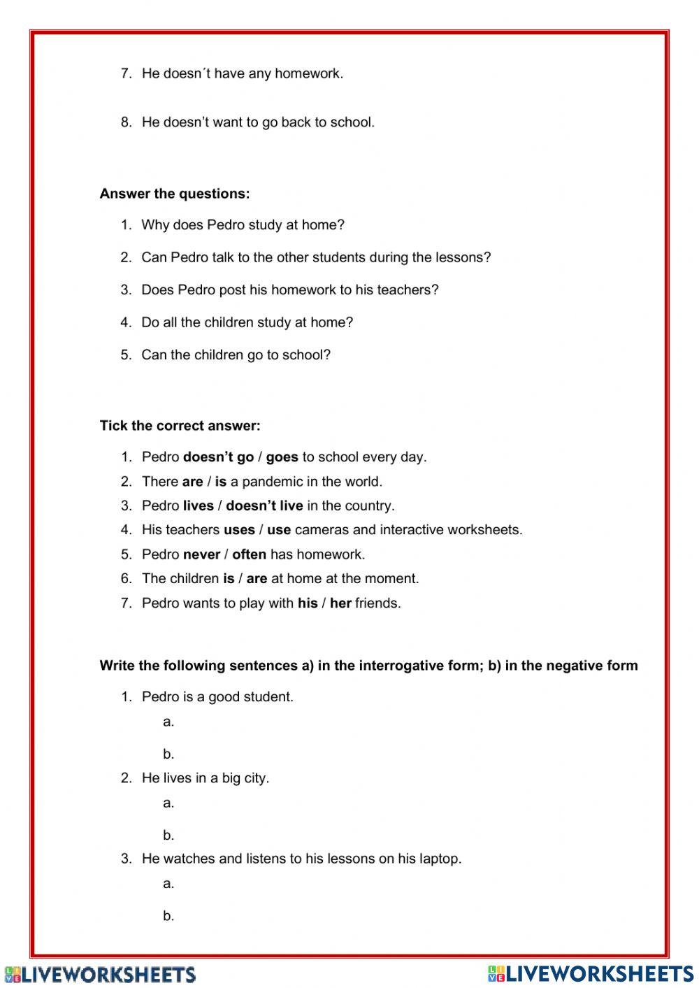 READING COMPREHENSION 10TH GRADE caritoyoha2020