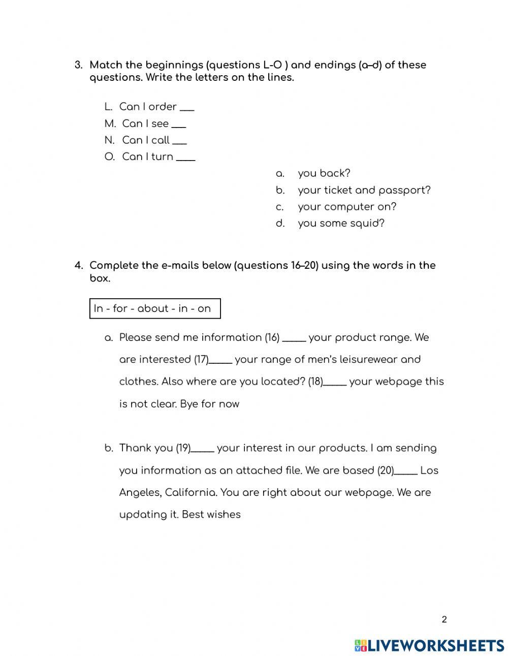 Units 1-5 - In Company 3.0