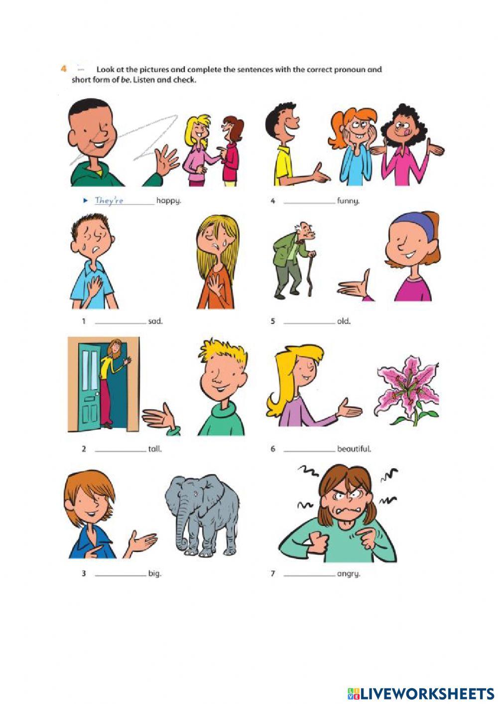 Verb to be: Affirmative and Negative