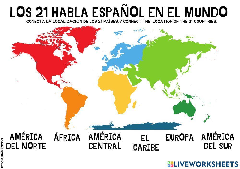 Los 21 Países en el Mundo