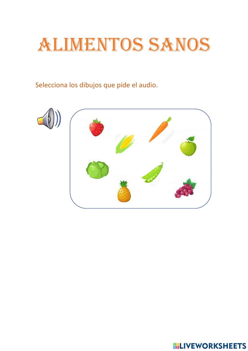 Frutas y vegetales