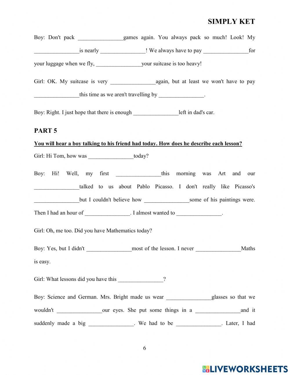 Transcript Ket Simply - Test 1